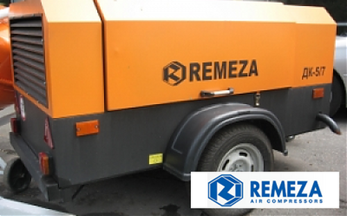 Аренда компрессора Ремеза ДК-6/7
