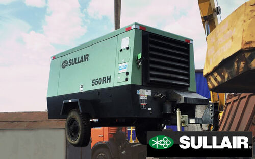 Аренда компрессора SULLAIR 550RH на шасси, версия DPQ 
