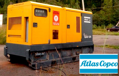 Аренда электростанции XAS 125 Atlas Copco
