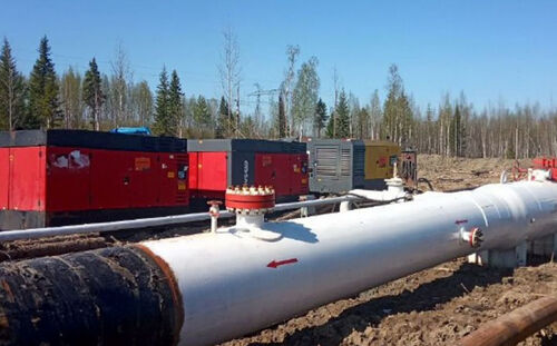 Аренда компрессоров для опрессовки газопроводов и трубопроводов
