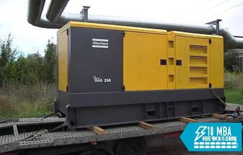 Аренда электростанции Atlas Copco QAS 250
